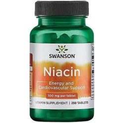 Swanson Niacin B3 vitamin 100mg 250 tabletta 