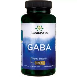   Swanson Gaba 500mg 100 kapszula  (alvásminőség javítása)