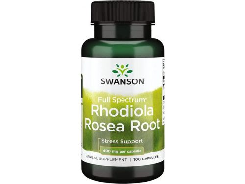 Swanson Aranygyökér (Rhodiola Rosea Root) 400mg 100db kapszula  