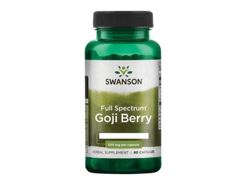 Swanson Goji Berry 500 mg 60 kapszula 