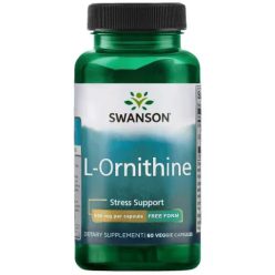 Swanson L-ORNITHINE 500mg 60 kapszula