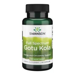   Swanson Gotu Kola („Hosszú élet füve” Tigrisfű) kivonat 435 mg 60 kapszula 