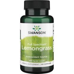 Swanson Lemongrass (Citromfű) 400mg 60 kapszula 