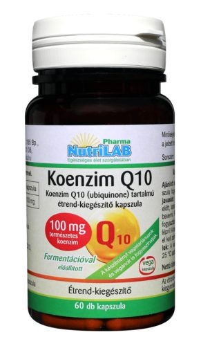 NUTRILAB KOENZIM Q10 UBIQUINONE 100 MG VEGA 60 kapszula
