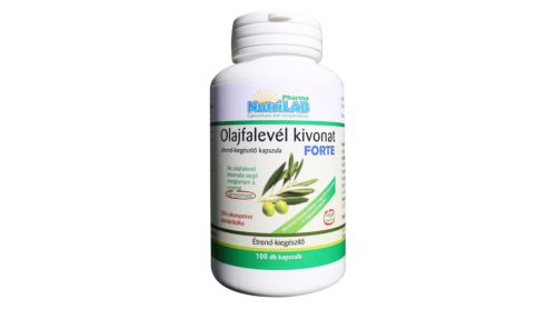 NutriLAB Olajfalevél kivonat Forte 500mg 100 vega kapszula