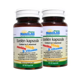   NutriLAB Szelén cinkkel 2x1 doboz DUO pack 2x60 kapszula csomagban olcsóbb!