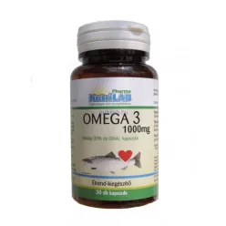 NutriLAB Omega 3 1000 mg halolaj 30 kapszula