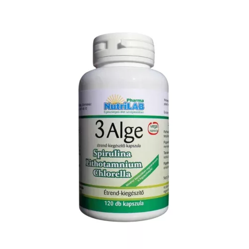 NutriLAB 3 Alge 640mg 120 kapszula 