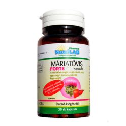 NutriLAB Máriatövis forte 375mg 30 kapszula Silimarin