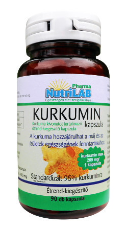 NutriLAB Kurkumin curcumin 220mg 90 kapszula