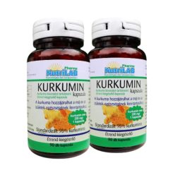   NutriLAB Kurkumin curcumin 220mg 2x1 doboz DUO pack 2x90 kapszula csomagban olcsóbb!