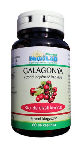 NutriLAB Galagonya Forte 300mg 2x1 doboz DUO pack 2x60 kapszula csomagban olcsóbb!