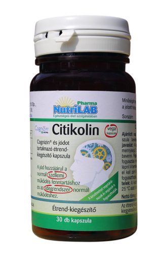 NutriLAB Citikolin és jód tatalmú  30 vegakapszula 