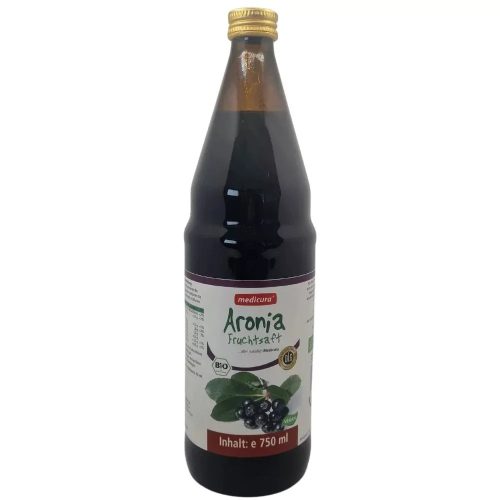 Medicura Fekete berkenye 100% Bio gyümöcslé 750ml Aronia