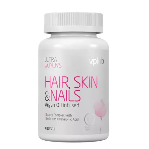 Vplab - ULTRA WOMEN'S HAIR, SKIN & NAILS 90 softgel - Haj, bőr és körömápolás 