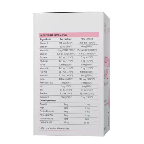 Vplab - ULTRA WOMEN'S HAIR, SKIN & NAILS 90 softgel - Haj, bőr és körömápolás 