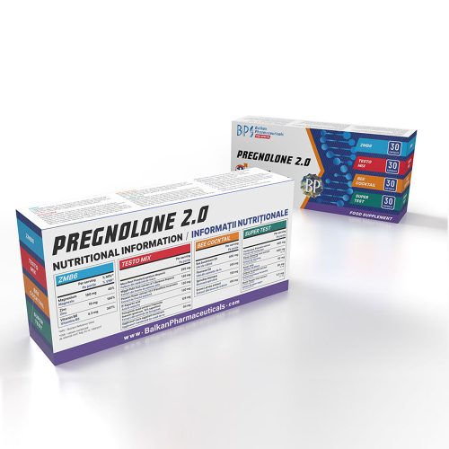 Balkan Pharmaceuticals Pregnolone Testo 2.0 120 kapszula