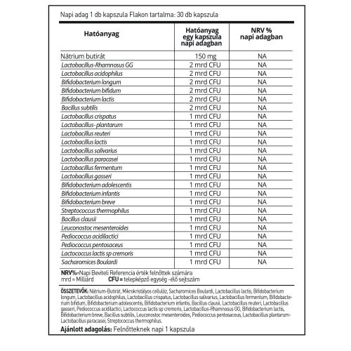 Hymato MikroBiom 24 élőflórás étrend-kiegészítő 30 kapszula 