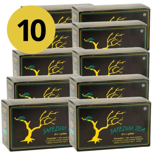 Tafedim tea filteres 10 doboz csomagban olcsóbb!