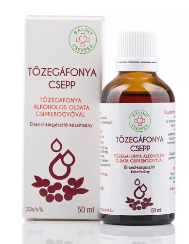 Bálint Cseppek Tőzegáfonya csepp 50ml (csipkebogyóval)