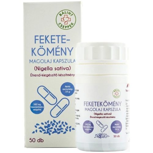 Bálint Cseppek Feketekömény magolaj 50 kapszula 