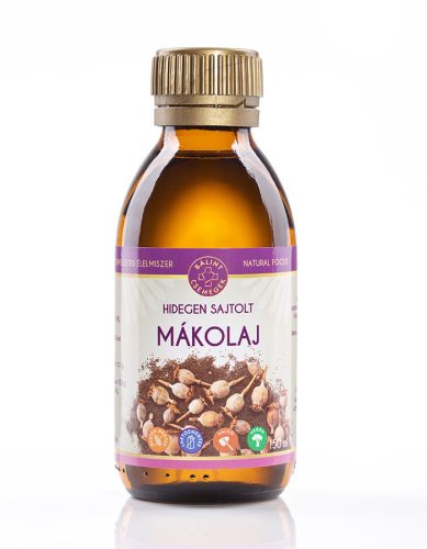 Bálint Cseppek 100%-os Hidegen sajtolt mákolaj 150 ml 