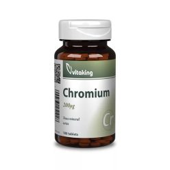 Vitaking Króm pikolinát 25mg Chromium 100 tabletta