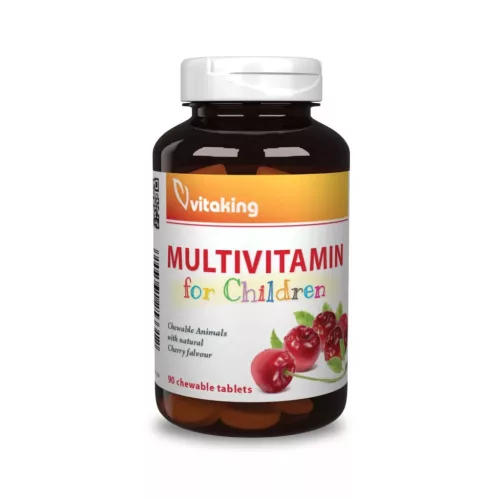 Vitaking Multivitamin rágótabletta meggyes 90 tabletta