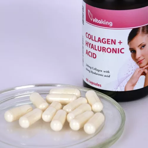 Vitaking Hialuronsav + Kollagén komplex Hyaluron Collagen 60kapszula 