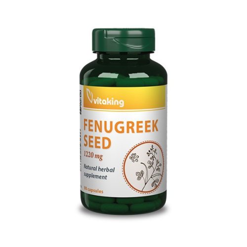 Vitaking Görögszéna mag (Fenugreek Seed) 1220mg, 90 kapszula