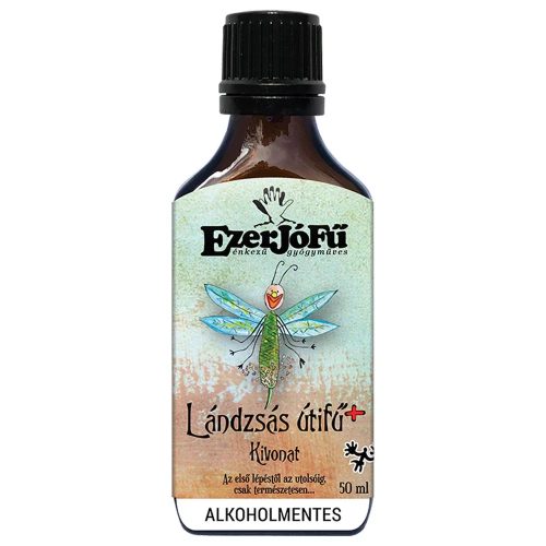 EzerJóFű Lándzsás útifű+ kivonat 50ml alkoholmentes, növényi glicerinnel 