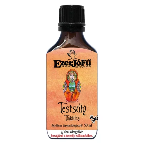 Ezerjófű Testsúly tinktúra 50 ml