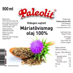 Paleolit Máriatövismag olaj 100% 500ml hidegen sajtolt 