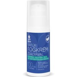   WTN Natúr fogkrém zsályával Fluori d, Glutén, SLS, és tartósítószer-MENTES 100 ml