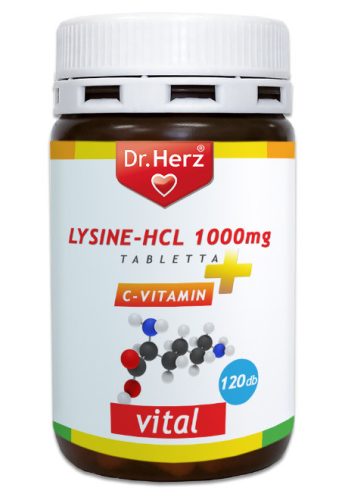 Dr. Herz Lysine-HCL + C-vitamin 1000mg 120 tabletta