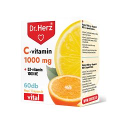 Dr. Herz C vitamin 1000 mg + D3-vitamin 1000NE 60 db