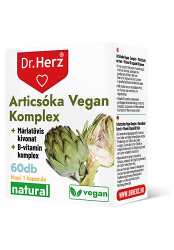 Dr. Herz Articsóka 400mg 60 db vegan kapszula 