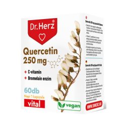   Dr. Herz Quercetin 250 mg+C-vitamin+Bromelain enzim 60 kapszula