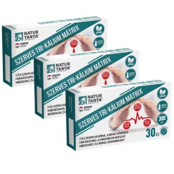   Natur Tanya Szerves Tri-Kálium Mátrix 3x1 doboz TRIO pack 3x30db tabletta csomagban olcsóbb!