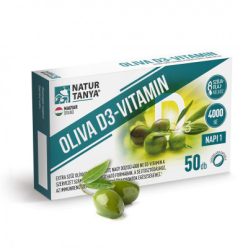 Oliva D3- vitamin 4000mg 50 db Natur Tanya