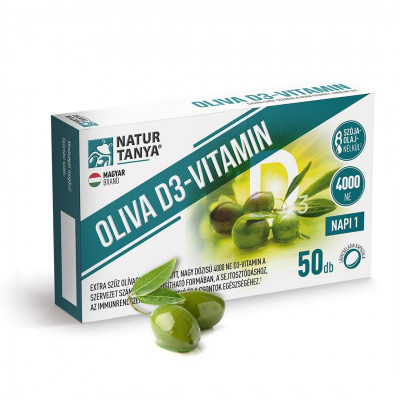 Oliva D3- vitamin 4000mg 50 db Natur Tanya