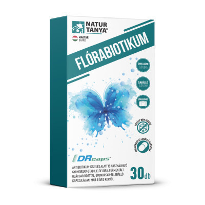 Natur Tanya FLÓRABIOTIKUM 3x1 doboz TRIO pack 3x30 kapszula probiotikum és prebiotikum a bélmikrobiom egyensúlyához csomagban olcsóbb!
