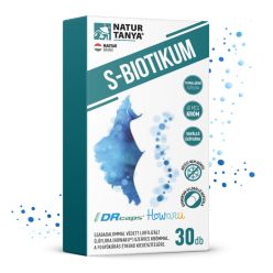   Natur Tanya® S-BIOTIKUM (SLIMBIOTIKUM) – szabadalommal védett liofilizált élőflóra (HOWARU®), szerves krómmal 30 db kapszula
