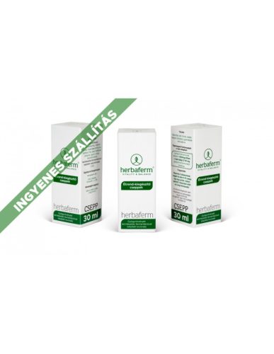 Herbaferm étrend-kiegészítő cseppek 3x30ml TRIO pack ingyenes kiszállítás +ajándék C vitaminnal csomagban olcsóbb!