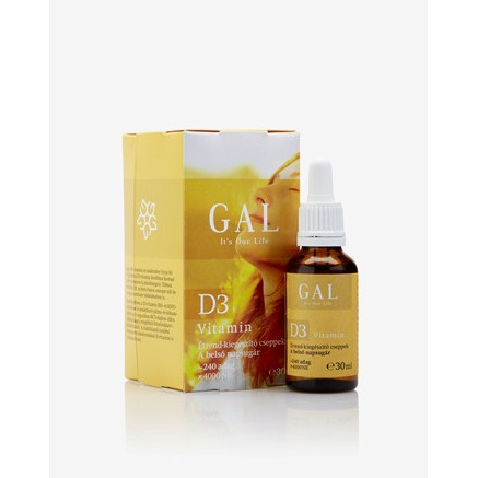 GAL D3 vitamin 4000mg D-3 cseppek 30ml 
