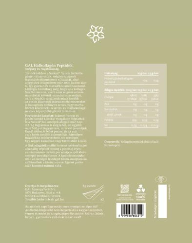 GAL Halkollagén peptidek 150g Collagen 