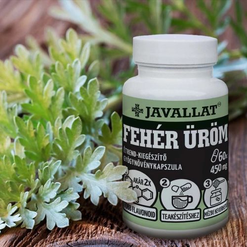 Javallat Fehér üröm étrend-kiegészítő gyógynövénykapszula - 60 db