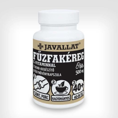 Javallat Fűzfakéreg C-vitaminnal étrend-kiegészítő gyógynövénykapszula - 60 db