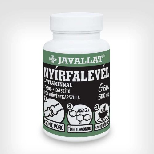 Javallat Nyírfalevél C-vitaminnal étrend-kiegészítő gyógynövénykapszula - 60 db