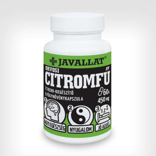 Javallat Orvosi citromfű étrend-kiegészítő gyógynövénykapszula - 60 db
